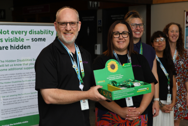 Hidden disability sunflower lanyard Hidden disability sunflower lanyard