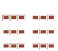 Theatre reserved seating icon
