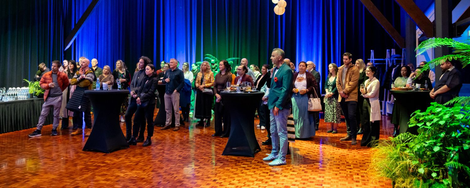 X Space configured as a function and networking venue.